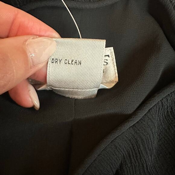 Talbots Black Silk Beaded Sequin Tiered Skirt NWT- 12 - Picture 5 of 10